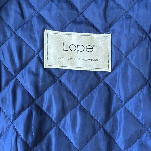 Lope (Sweden) Vintage Coated Plain Weave Fleece Lined Padded Trench Coat : L - Picture 9 of 9